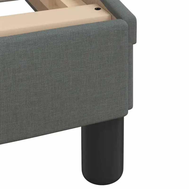 Donkergrijs bedframe met ademend vermogen en duurzaam polyester doek - Bedden & bedframes
