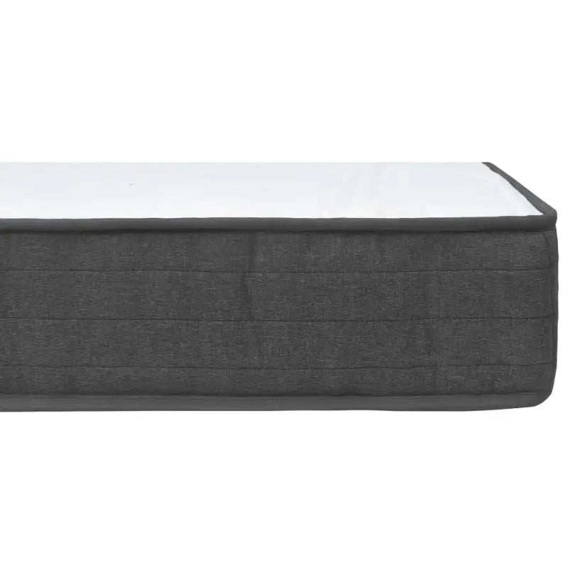 Donkergrijs materiaal boxspring met elegant ontwerp voor slaapkamer - Bedden & bedframes