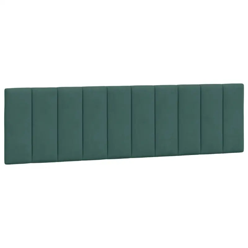 Donkergroen bedframe met LED-verlichting en multiplex lattenbodem - Bedden & bedframes