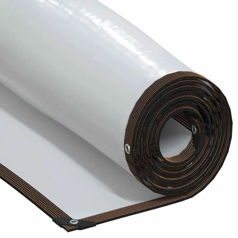 Doorzichtige zeildoek met zwart lint en vier hoeken voor bescherming - 5 x 8 m / 1 - Afdekdoeken