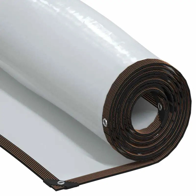 Doorzichtige zeildoek met zwart lint en vier hoeken voor bescherming - 3 x 3 m / 1 - Afdekdoeken