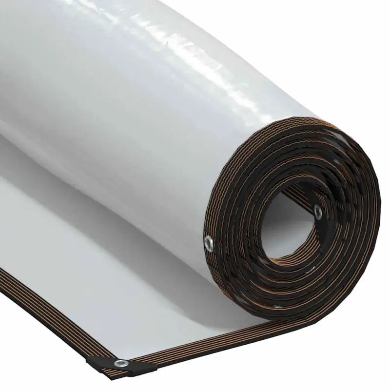 Doorzichtige zeildoek met zwart lint en vier hoeken voor bescherming - 5 x 6 m / 1 - Afdekdoeken