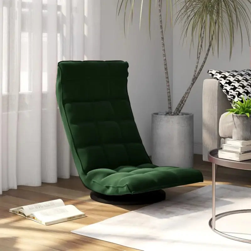 Draaibare vloerstoel met stabiel metalen frame en afmetingen voor comfortabel gebruik - Vloerstoelen