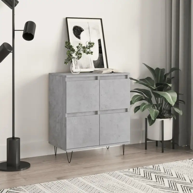 Dressoir met bewerkt hout en ijzeren poten voor een tijdloze uitstraling - Dressoirs & buffetkasten