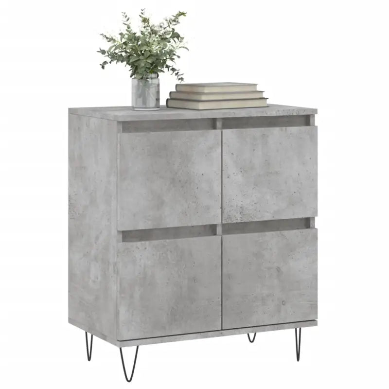 Dressoir met bewerkt hout en ijzeren poten voor een tijdloze uitstraling - Dressoirs & buffetkasten