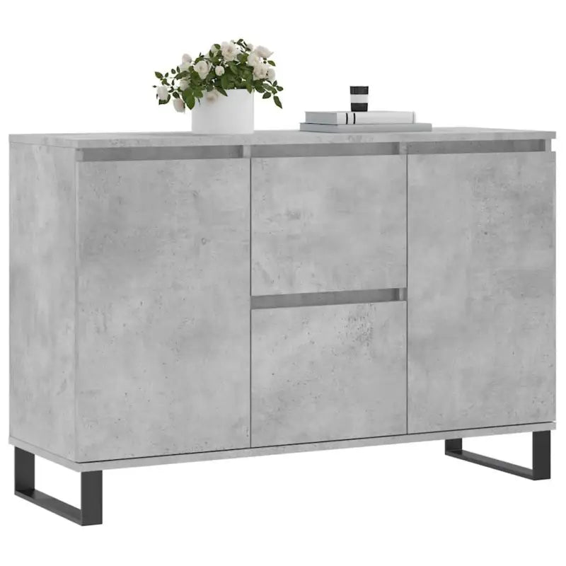 Dressoir met bewerkt hout en ijzeren poten voor een tijdloze look - Dressoirs & buffetkasten