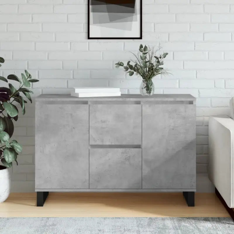 Dressoir met bewerkt hout en ijzeren poten voor een tijdloze look - Dressoirs & buffetkasten