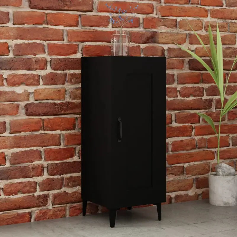 Dressoir met bewerkt hout en metalen poten voor een stevige uitstraling - Dressoirs & buffetkasten