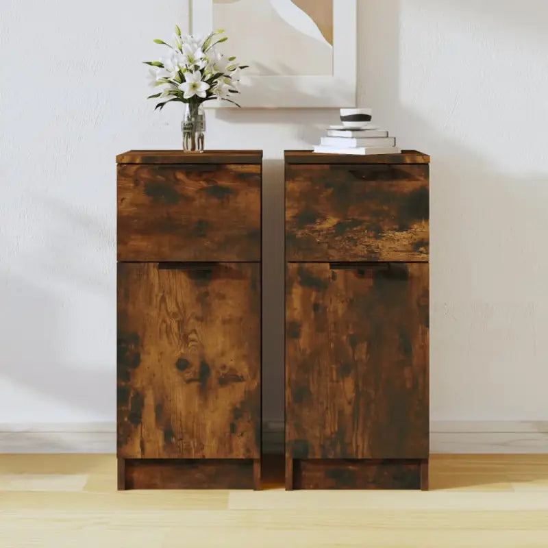 Dressoir met bewerkt hout voor minimalistische charme - Dressoirs & buffetkasten