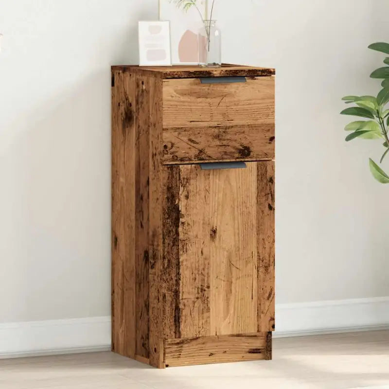 Dressoir met bewerkt hout voor minimalistische charme - Oud hout / 1 - Dressoirs & buffetkasten