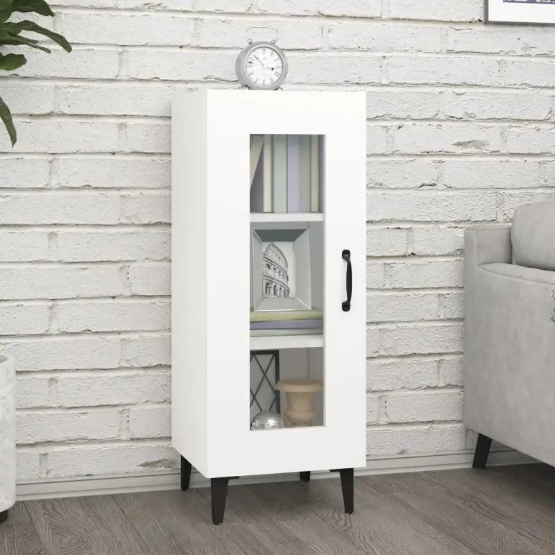 Dressoir met metalen poten en bewerkt hout voor je kamer - Dressoirs & buffetkasten
