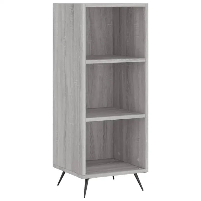 Dressoir met metalen poten in Grijs Sonoma Eiken stijl - Dressoirs & buffetkasten
