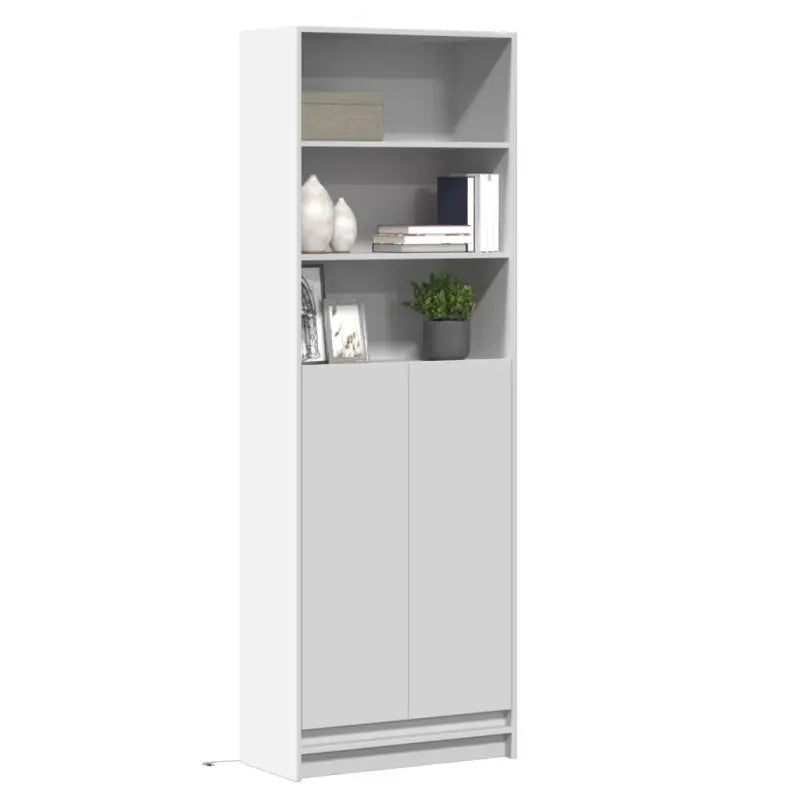 Dressoir met RGB LED-verlichting en bewerkt hout voor een moderne uitstraling - Wit / 1 / 69 cm - Dressoirs &