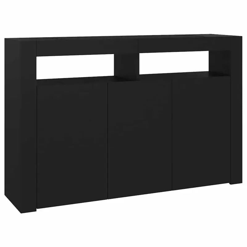 Dressoir met rgb led-verlichting en duurzaam bewerkt hout - Dressoirs & buffetkasten