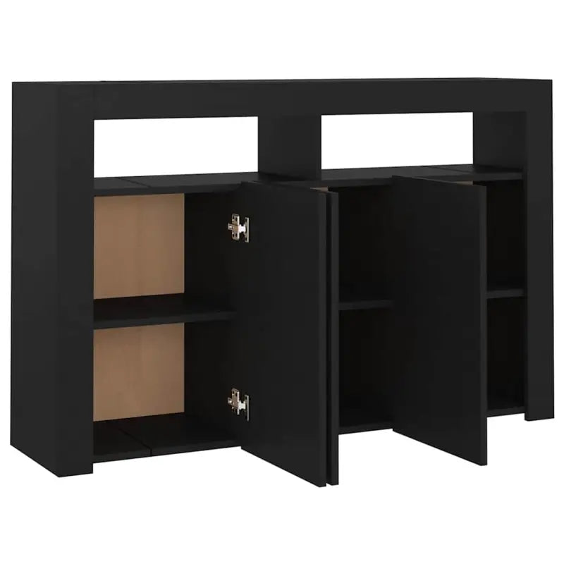 Dressoir met rgb led-verlichting en duurzaam bewerkt hout - Dressoirs & buffetkasten