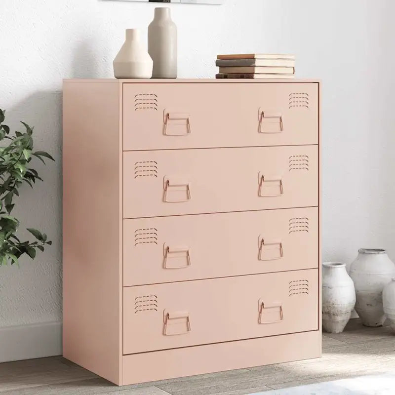 Dressoir met stable koudgewalst staal frame voor in de woonkamer - Roze / 1 - Dressoirs & buffetkasten