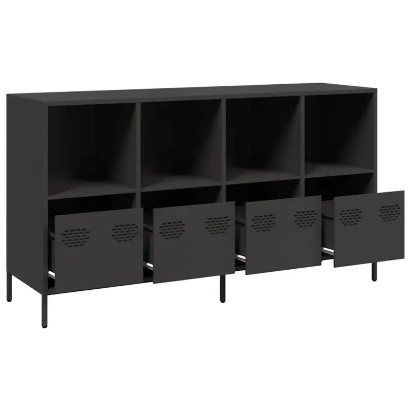 Dressoir met stevig tafelblad van koudgewalst staal - Dressoirs & buffetkasten