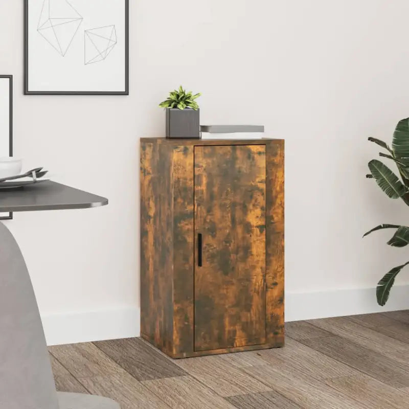 Dressoir van bewerkt hout dat aan al je wensen voldoet - Gerookt eiken / 1 - Dressoirs & buffetkasten