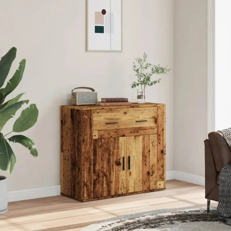 Dressoir van bewerkt hout dat aan al je wensen voldoet - Oud hout / 1 - Dressoirs & buffetkasten