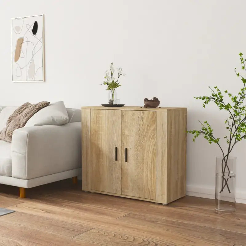 Dressoir van bewerkt hout dat aan al je wensen voldoet - Sonoma eiken / 1 - Dressoirs & buffetkasten