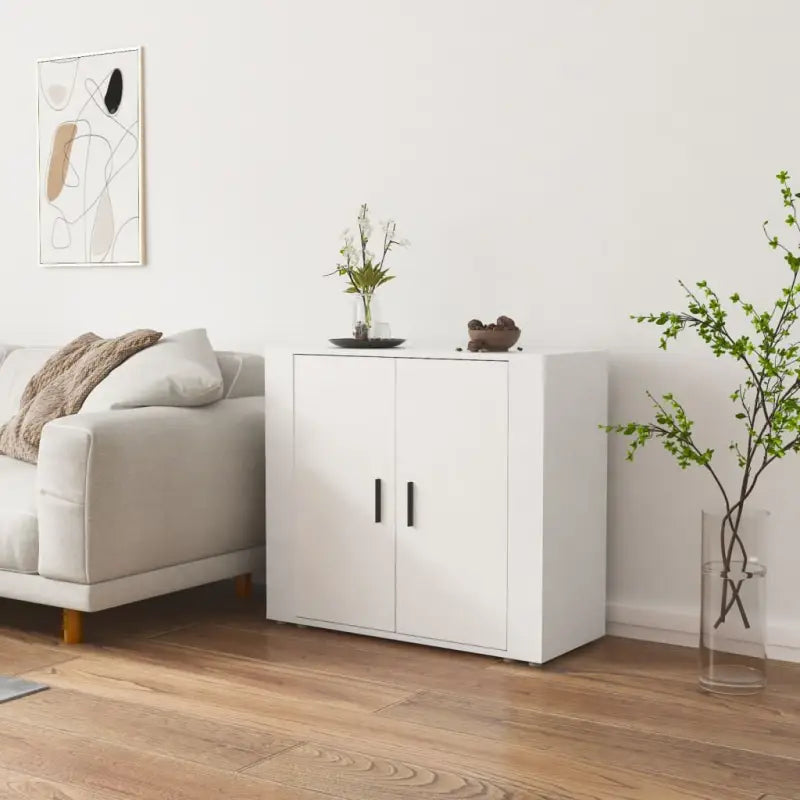 Dressoir van bewerkt hout dat aan al je wensen voldoet - Wit / 1 - Dressoirs & buffetkasten
