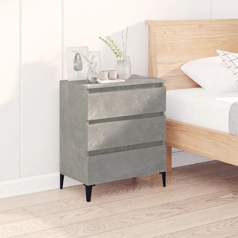 Dressoir van bewerkt hout met minimalistisch design en hoge kwaliteit - Betongrijs / 1 - Dressoirs & buffetkasten
