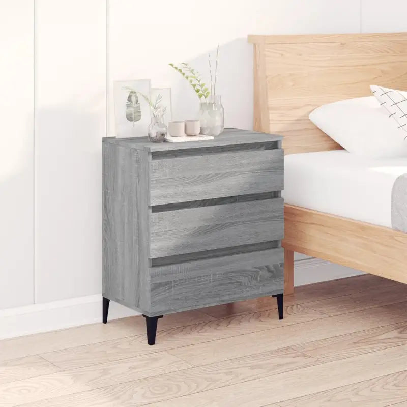 Dressoir van bewerkt hout met minimalistisch design en hoge kwaliteit - Grijs sonoma / 1 - Dressoirs & buffetkasten