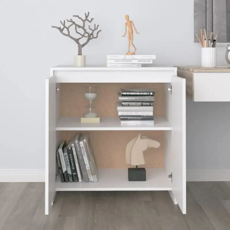 Dressoir van bewerkt hout met opbergruimte en stevig design - Dressoirs & buffetkasten