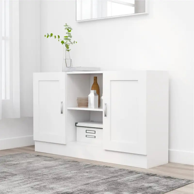 Dressoir van bewerkt hout voor een praktische en stijlvolle kamer - Hoogglans wit / 1 / Bewerkt hout - Dressoirs &