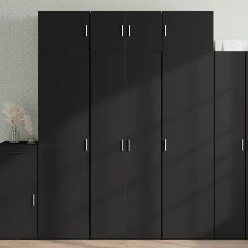 Dressoirs en buffetkasten van bewerkt hout met duurzame opbergmogelijkheden - Zwart / 1 - Dressoirs & buffetkasten