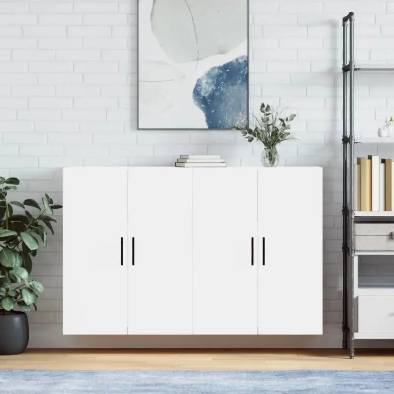 Dressoirs en buffetkasten van bewerkt hout met extra opbergruimte - Wit / 2 / Buis zwart - Dressoirs & buffetkasten