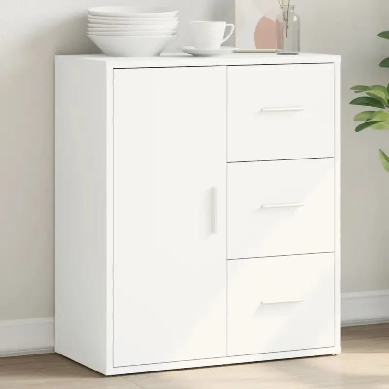 Dressoirs en buffetkasten van bewerkt hout met trendy en duurzaam design - Wit / 1 - Dressoirs & buffetkasten