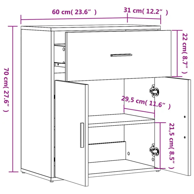 Dressoirs en buffetkasten van bewerkt hout met trendy en duurzame stijl - Dressoirs & buffetkasten