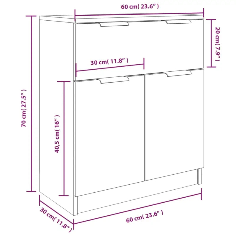 Dressoirs van bewerkt hout gemakkelijk schoon en minimalistisch design - Dressoirs & buffetkasten