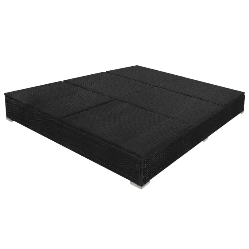 Dubbel ligbed voor buiten van waterbestendig PE rattan - Tuinbedden