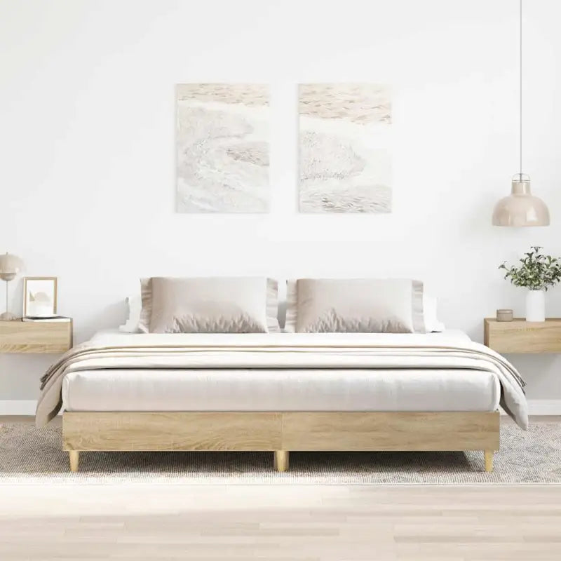 Duurzaam bedframe met multiplex lattenbodem voor een goede nachtrust - Bedden & bedframes