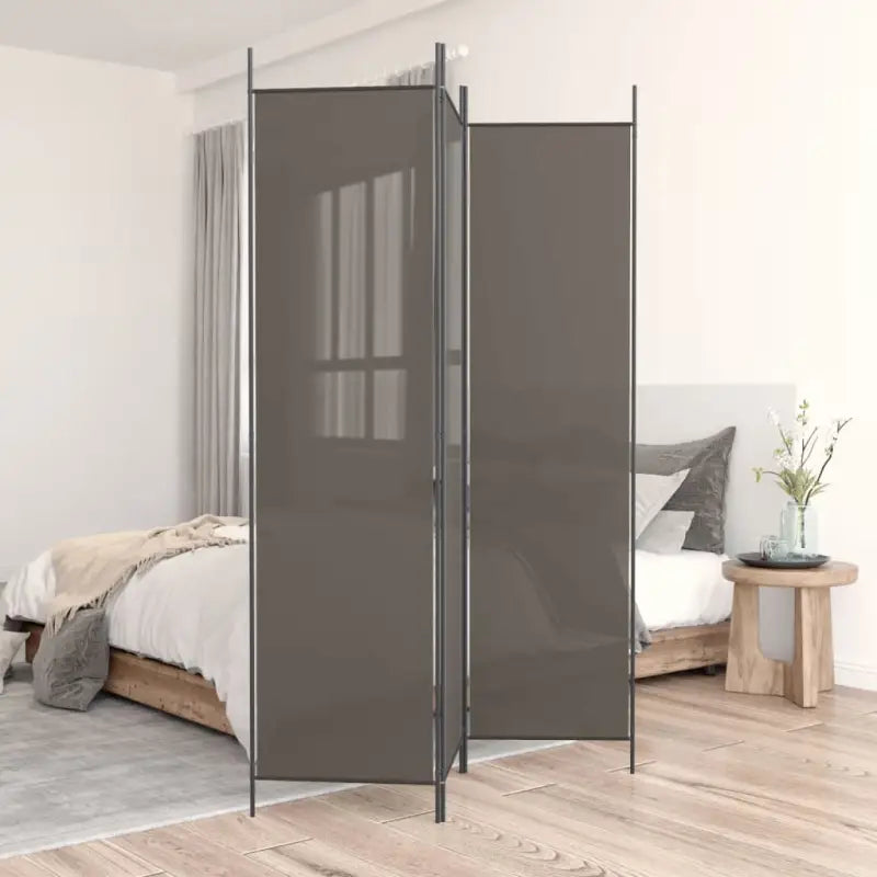 Duurzaam kamerscherm voor het verdelen van ruimtes en privacy - Antraciet / 150 x 220 cm / 3 - Kamerschermen