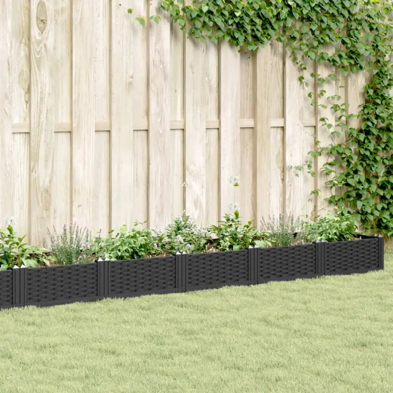 Duurzame bloempotten en plantenbakken voor je tuin of keukenruimte - Zwart / 362,5 x 42,5 x 28,5 cm / 1 - Bloempotten &
