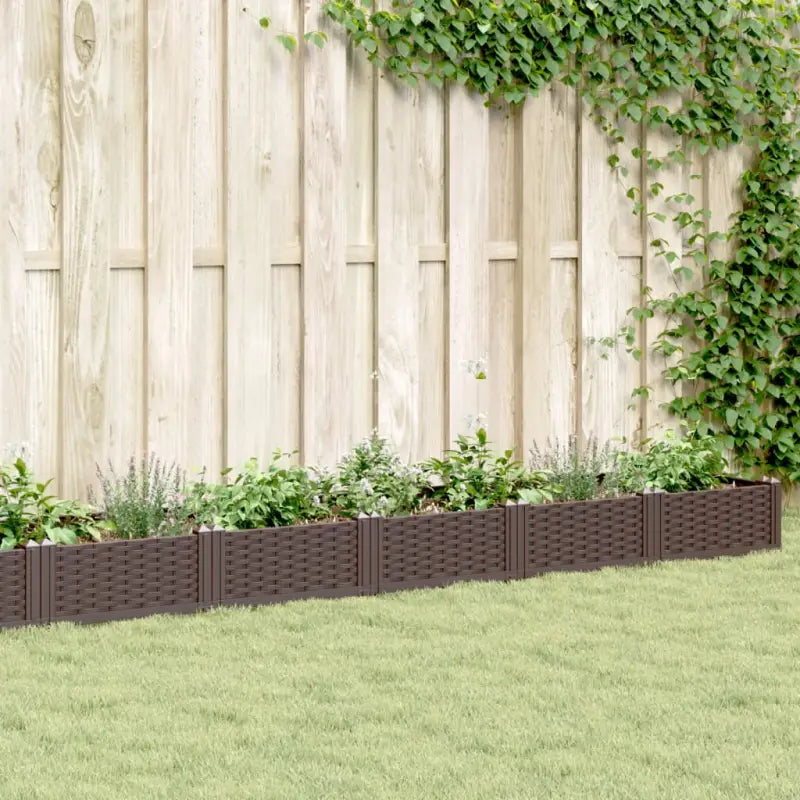 Duurzame bloempotten en plantenbakken voor je tuin of keukenruimte - Bruin / 362,5 x 42,5 x 28,5 cm / 1 - Bloempotten &