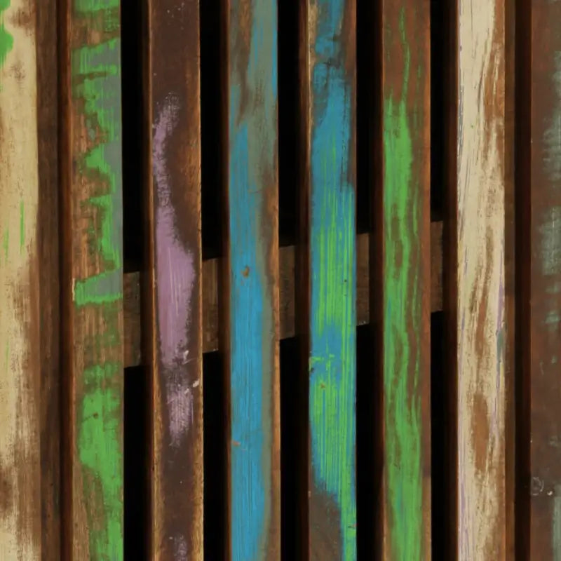 Duurzame industriële opbergkast van massief acaciahout - Opbergkasten & lockerkasten