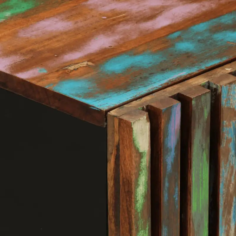 Duurzame industriële opbergkast van massief acaciahout - Opbergkasten & lockerkasten