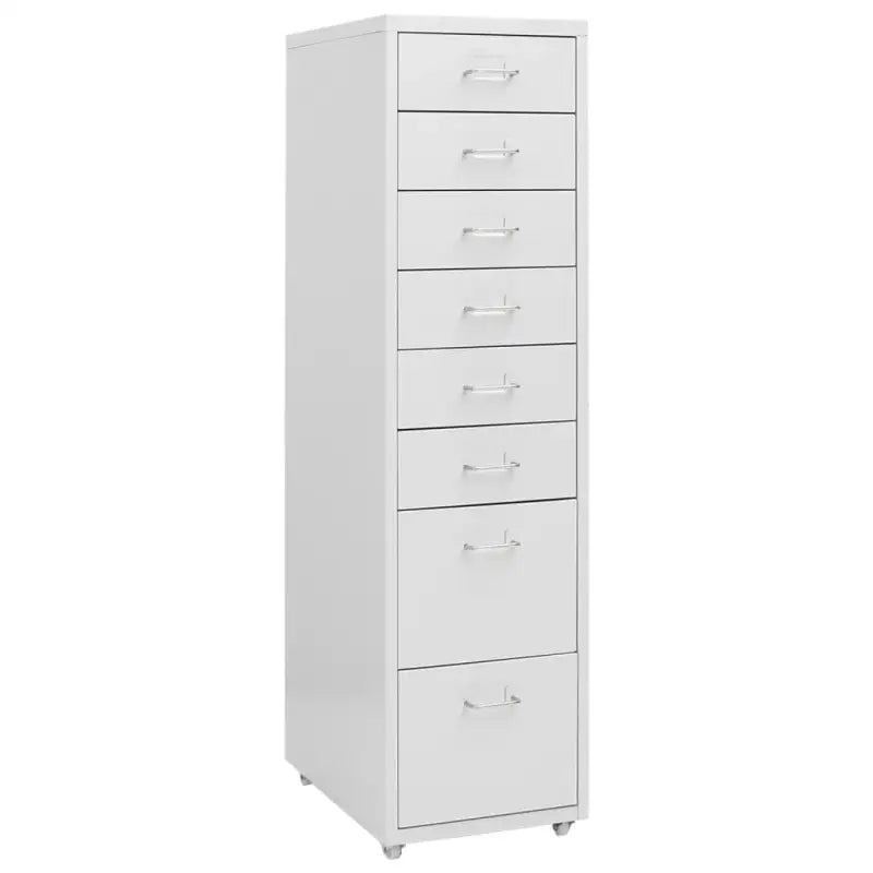 Duurzame metalen archiefkast met 6 lades gemakkelijk schoon voor documenten - Grijs / 1 / 8 lades - Archiefkasten