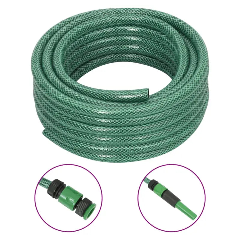 Duurzame PVC tuinslang voor tuinirrigatie en plantenveredeling - 10 m (0.5’’) / 1 / met accessoires - Tuinslangen