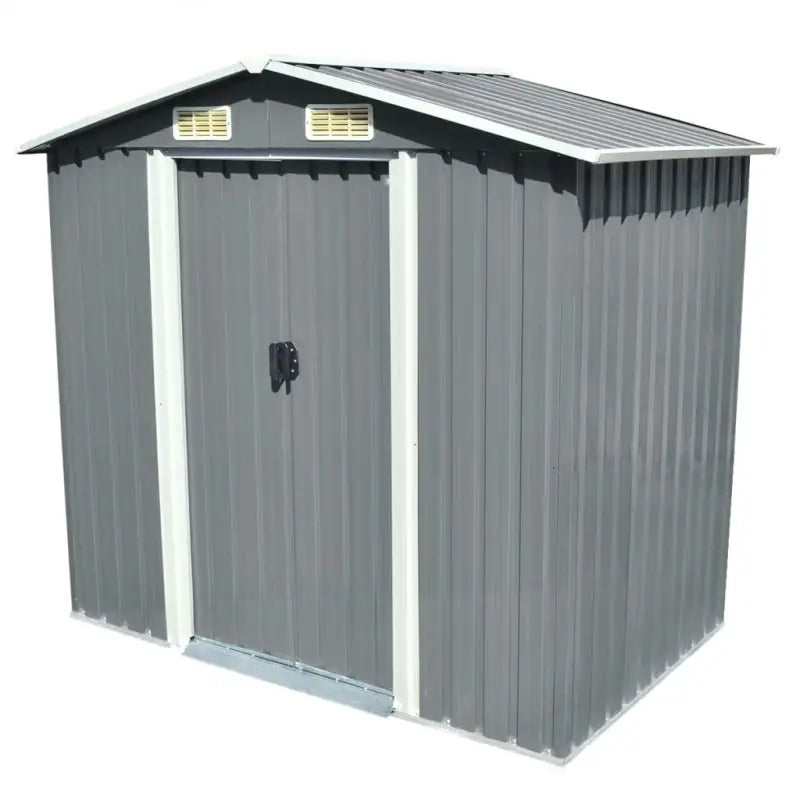 Dwergschuur met ventilatie voor gereedschap en materialen - Grijs / 1 - Tuinhuizen