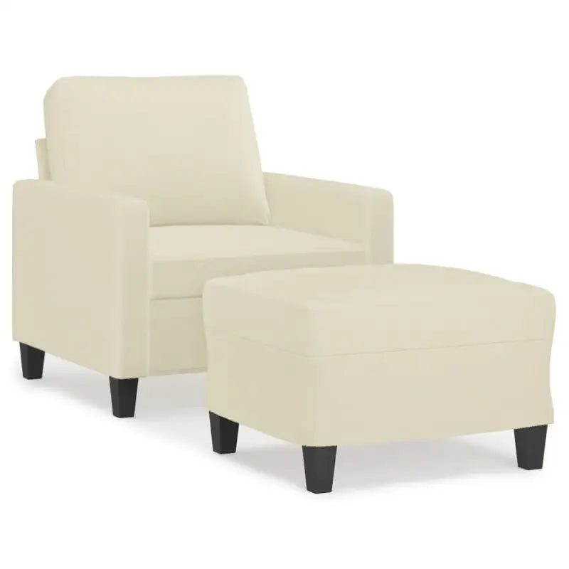 Echt Kunstlederen Fauteuil voor Gezelligheid en Ontspanning - Banken