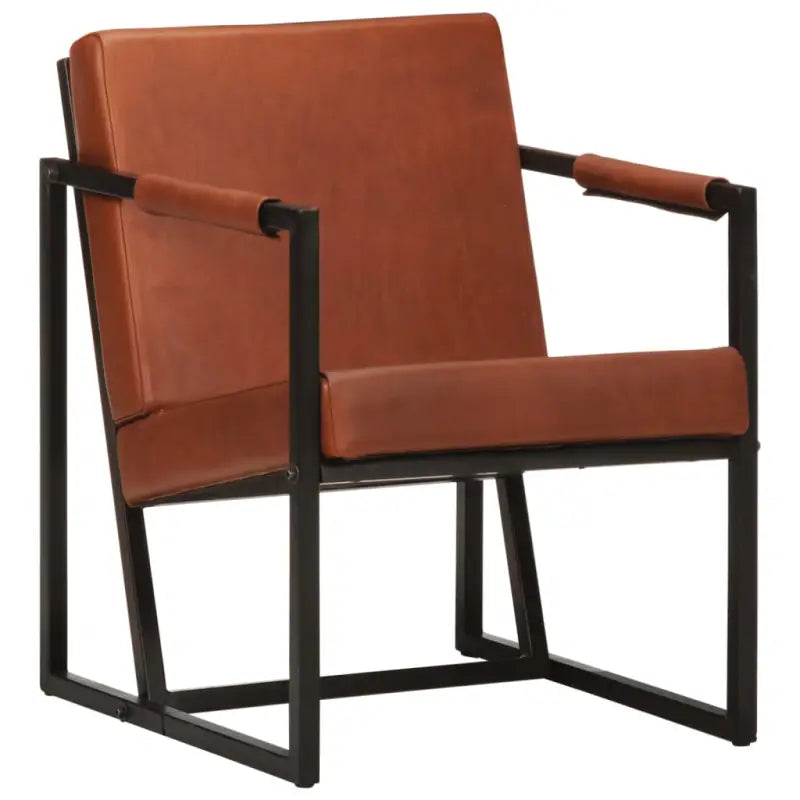 Echt leren fauteuil voor comfortabel ontspannen en lezen - Fauteuils & Relaxfauteuils