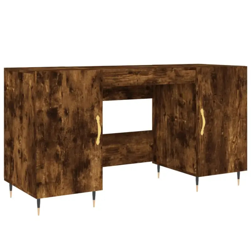 Eenvoudig bureau van bewerkt hout met elegante charme - Bureaus