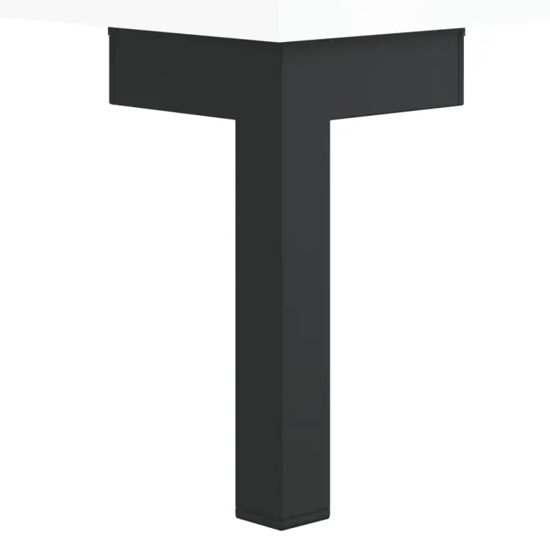 Eenvoudig dressoir van bewerkt hout in hoogglans wit - Dressoirs & buffetkasten