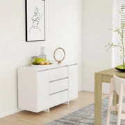 Eenvoudige Bezocht Bewerkt Hout Dressoir met Modern Design - Dressoirs & buffetkasten