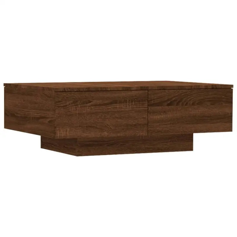 Eenvoudige salontafel van bewerkt hout met elegante afwerking - Salontafels